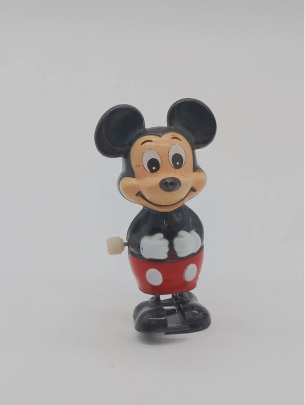Vintage Tomy Mickey Mouse Wind Up Toy Figure 3.5" Disney